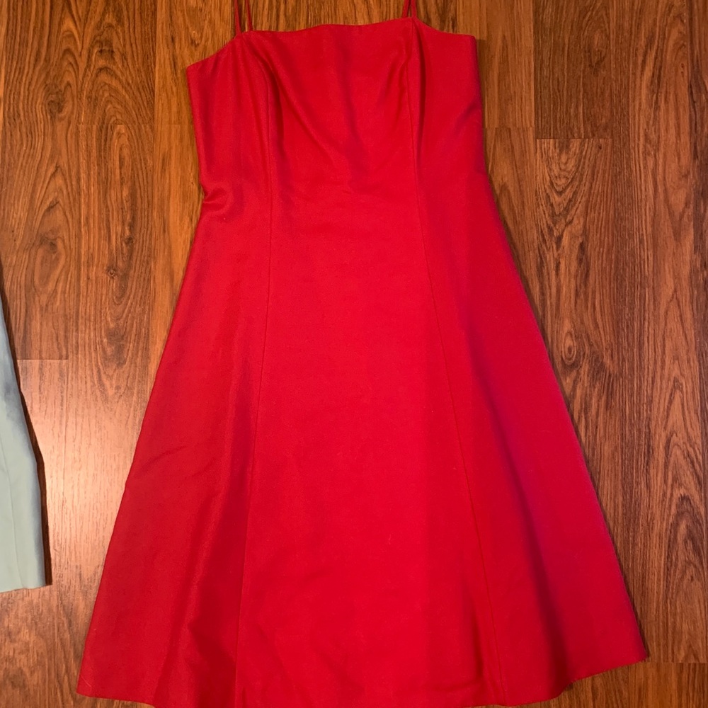 Red dress